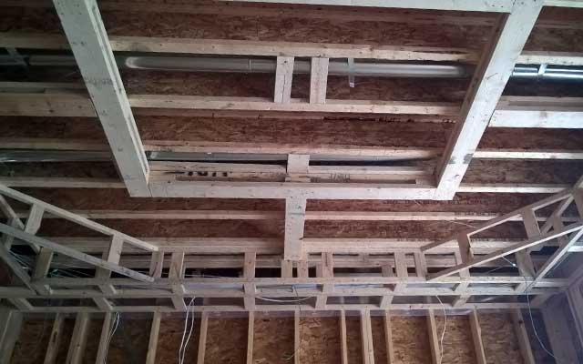 Residential house framing by Marchi Carpentry