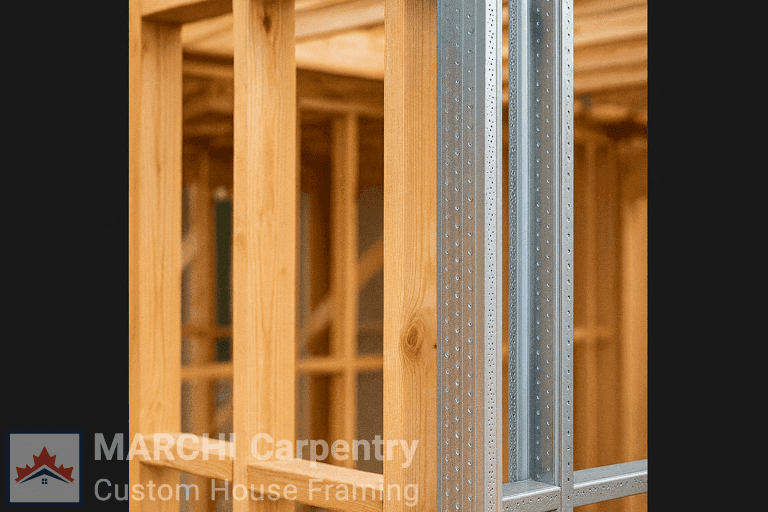 Marchi Carpentry residential framing project